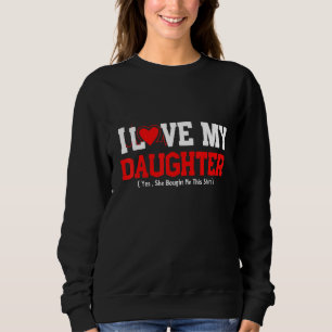 Sweatshirt Ma mère, j'aime ma fille, elle m'a acheté ce thé