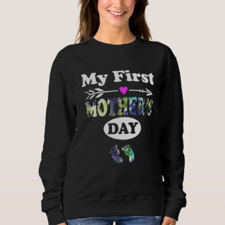 Sweatshirt Ma première fête des mères 2022 Première fois Mama