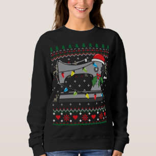 Sweatshirt Machine à coudre Coudre sur mesure Ornament de Noë