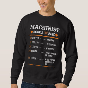 Sweatshirt Machiniste Horaire Métrage