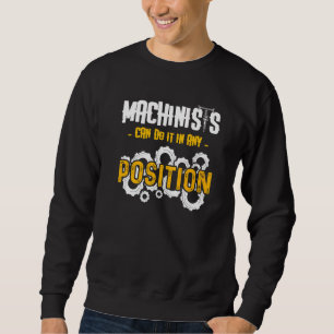 Sweatshirt Machiniste Machine Opérateur Machiniste Machinerie