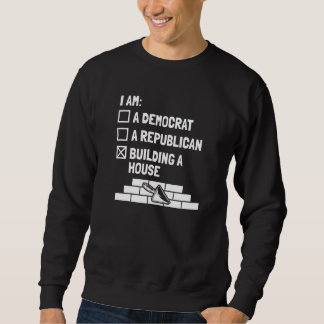 Sweatshirt Maçonnerie en brique Mason en brique Bâtiment A H
