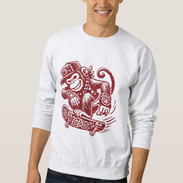 SWEATSHIRT MAD MONKEY (Devant)