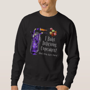 Sweatshirt Magicien de Cupcake Je Fais des Cupcakes Quel est 