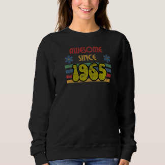 Sweatshirt Magnifique Depuis 1965 Ancien Anniversaire Rétro D