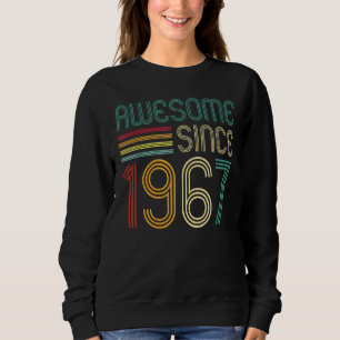 Sweatshirt Magnifique depuis 1967 55e anniversaire Retro