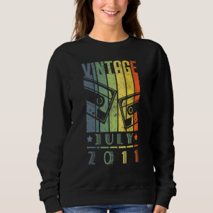 Sweatshirt Magnifique Depuis Juillet 2011 11 Ans 11ème Annive
