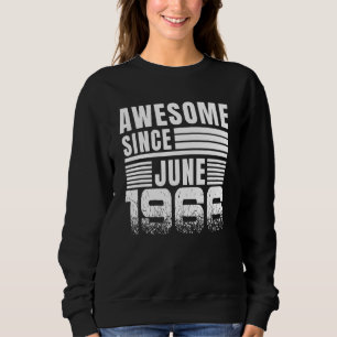 Sweatshirt Magnifique depuis juin 1966 56e anniversaire