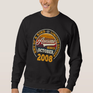 Sweatshirt Magnifique depuis octobre 2008 14e anniversaire 14