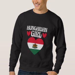 Sweatshirt Magyar Femmes Drôle Hongrie Drapeau Patriotique Ho