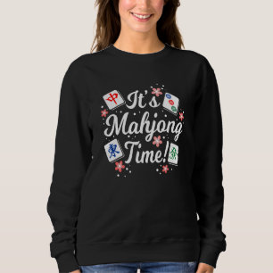 Sweatshirt Mahjong est l'heure de tous les Mahjong Queens & P