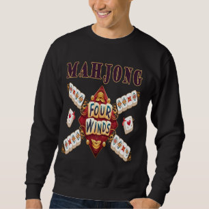 Sweatshirt Mahjong Four Winds Funny Pun