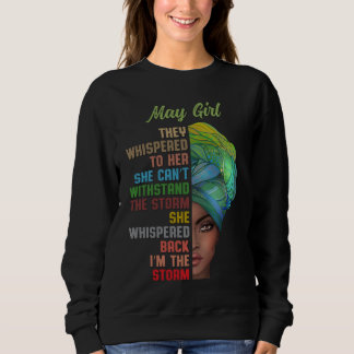 Sweatshirt Mai Né Ils Ont Chuchoté Tempête Gémeaux Taureau