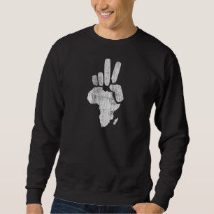 Sweatshirt main de paix du Darfour Afrique
