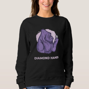 Sweatshirt Mains de diamant Millionaire Feg Token Hodl Gorill