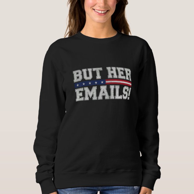 Sweatshirt Mais Ses Courriels Drôle Sarcastique Anti-Cos Répu (Devant)