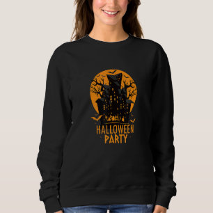 Sweatshirt Maison hantée Éffrayant Halloween Hommes Femmes En