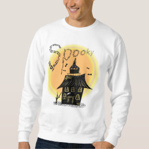 Sweatshirt Maison Hantée Halloween Effrayant  