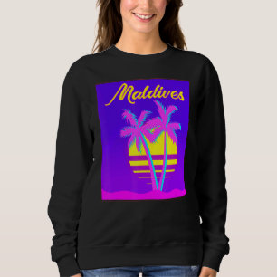 Sweatshirt Maldives Travel Summer Vacances Beach