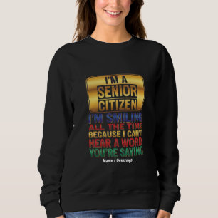 Sweatshirt Malentendant Mais Plein D'humour Cadeau Drôle Pour