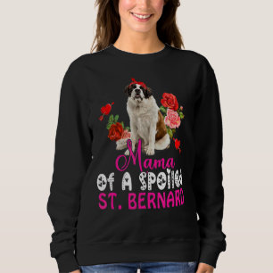 Sweatshirt Mama D'Un Bouchon De Cravate De Chien De Saint Ber
