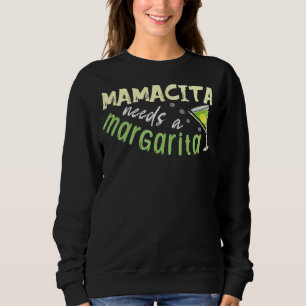 Sweatshirt Mama Margarita Alcool Mexique Mexique Cinco De Ma