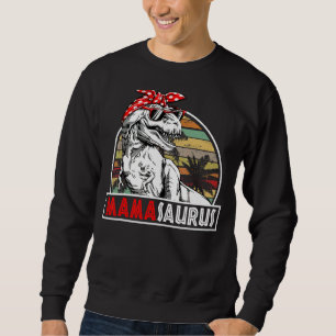 Sweatshirt Mama Saurus Rex Dinosaur Mama Saurus Famille Match
