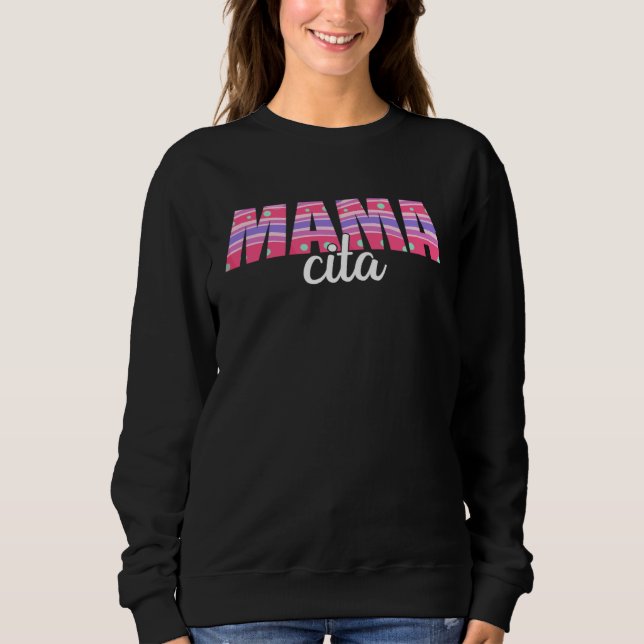 Sweatshirt Mamacita Cinco de Mayo Cactus Fiesta 5 De Mayo Cut (Devant)