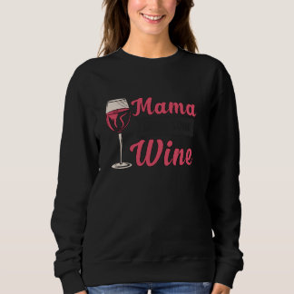 Sweatshirt Maman a besoin d'une idée de blagues sur le vin po