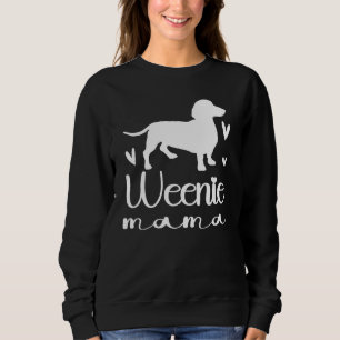 Sweatshirt Maman Adorable de Dachshund Amoureuse de Chien Drô