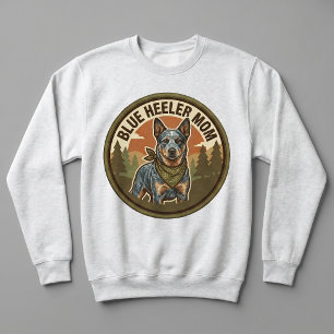 Sweatshirt Maman Blue Heeler Crewneck Cadeau pour maman de ch