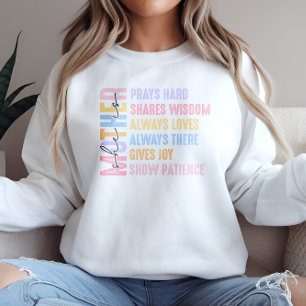 Sweatshirt Maman Cadeau Moderne Pour Mère Cool Et Drôle