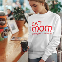 Maman Chat Amoureux Animaux Citation Drôle Mignonn