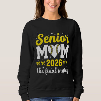 Sweatshirt Maman de baseball senior 2026