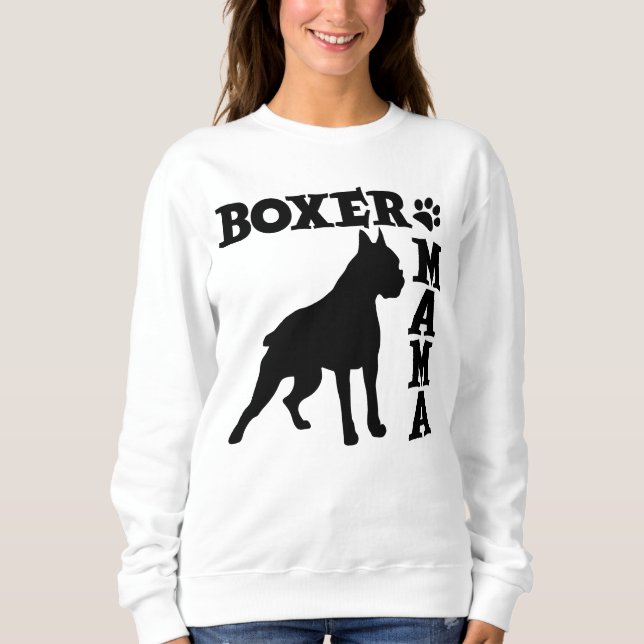 SWEATSHIRT MAMAN DE BOXEUR (Devant)
