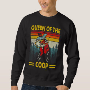 Sweatshirt Maman De Poulet Reine De Coop Lady Gardeni Poulet