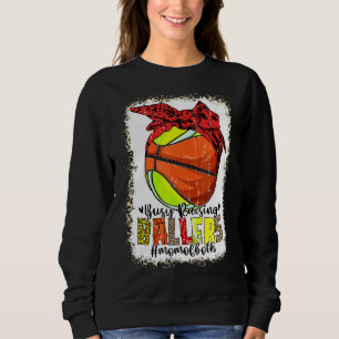 Sweatshirt Maman Des Deux Tennis De Basketball Occupé Élevage