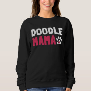 Sweatshirt Maman Doodle Femme Labradoodle Goldendoodle