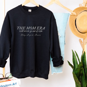 Sweatshirt Maman Era Sweater Nom personnalisé Cadeau pour mam