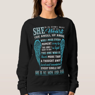 Sweatshirt Maman Est Mon Ange Gardien Elle Est Dans Chaque Ba