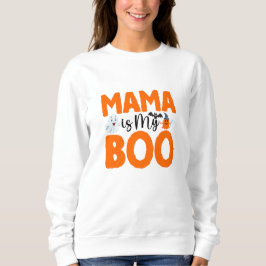 Sweatshirt Maman est mon Boo Halloween