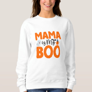 Sweatshirt Maman est mon Boo Halloween