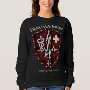 Sweatshirt Maman infirmière tactique spécialisée en traumatol
