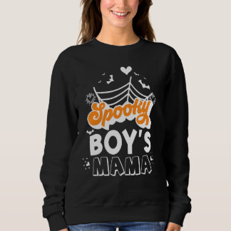 Sweatshirt Maman maman du garçon éffrayant Femmes d'Halloween