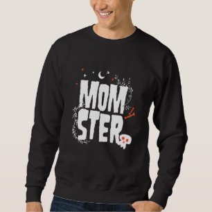 Sweatshirt Maman Monstre de Halloween Maman Monstre Momie