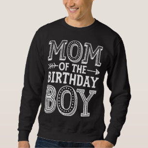 Sweatshirt Maman of the Birthday Boy Funny Mother Mama Family