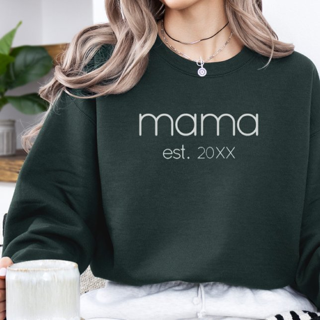 Sweatshirt Maman personnalisée (Custom Mama Sweatshirt)
