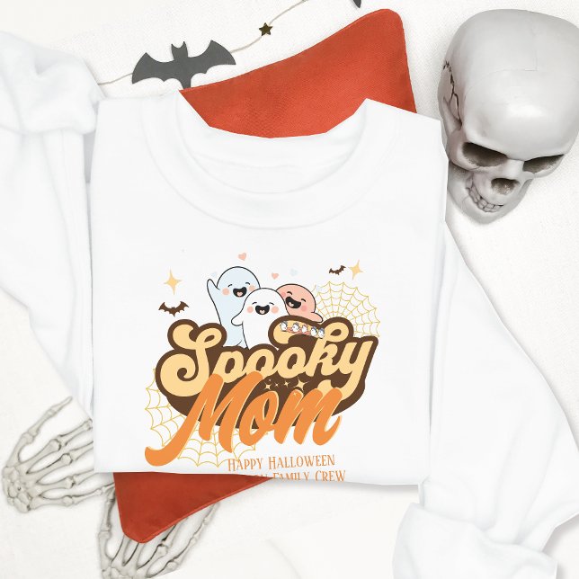 Sweatshirt Maman Personnalisée Famille Halloween Correspondan (#matchingfamilycostumes #matchingfamilyoutfits #halloween #family #momster #halloweenmom)