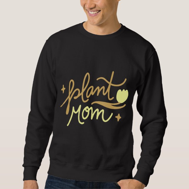 Sweatshirt Maman plante (Devant)