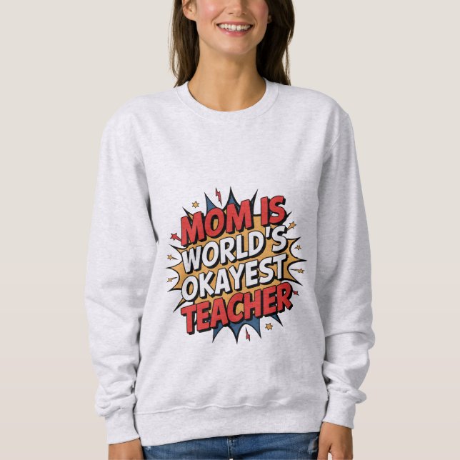 Sweatshirt Maman Power (Devant)